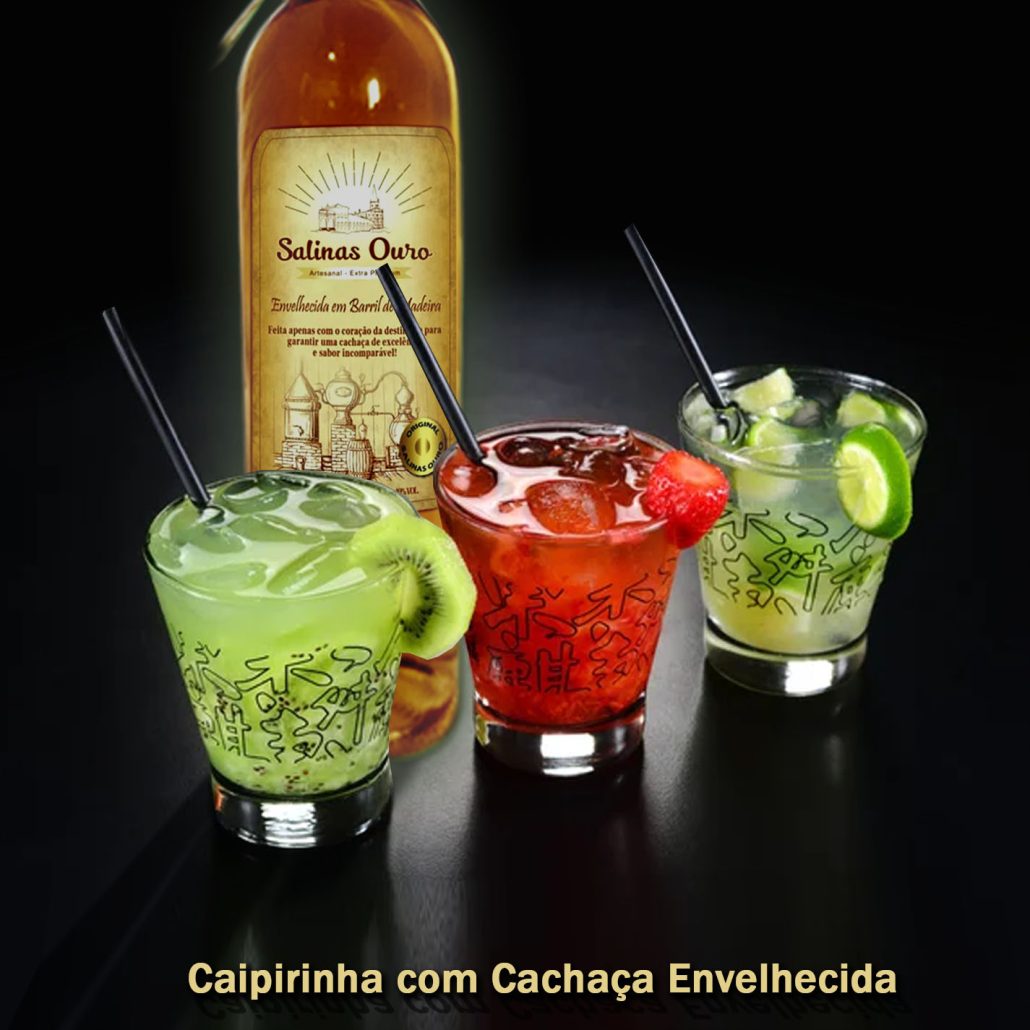 Caipirinha com Cachaça Envelhecida Salinas Ouro