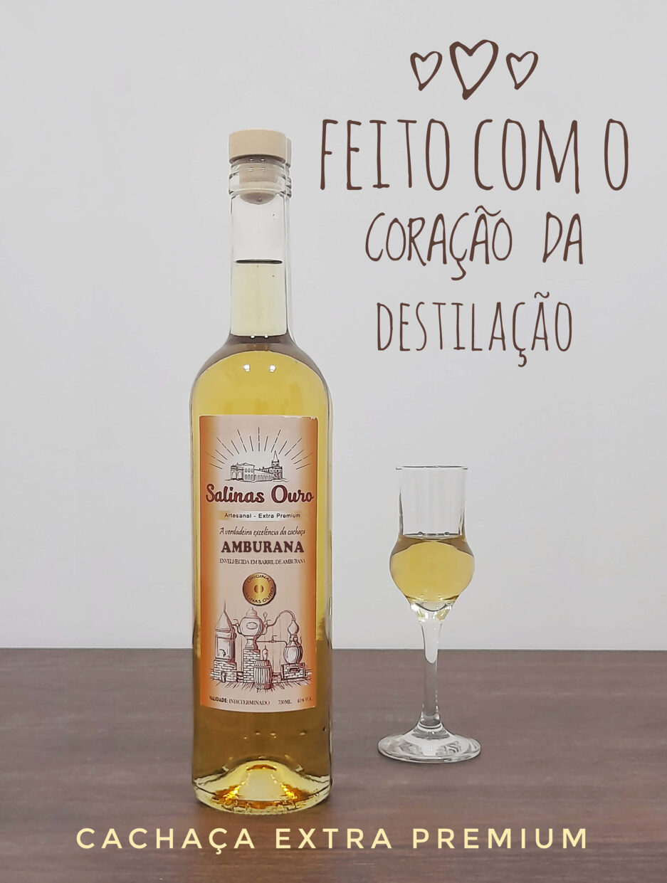 Cachaça Amburana - Cachaça envelhecida em Amburana - Cachaça Amburana Premium